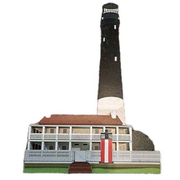 Sheilas collectibles Other - Vtg PENSACOLA LIGHTHOUSE PENSACOLA FLORIDA Sheila's House 1998 Wood Shelf Sitter